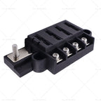 4 Gang Fuse Box Positive Block for ATO ATC Fuses (12V 24V)