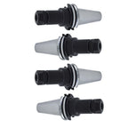 Set of 4 Collet Chucks for CAT40 ER20 (4" Long)