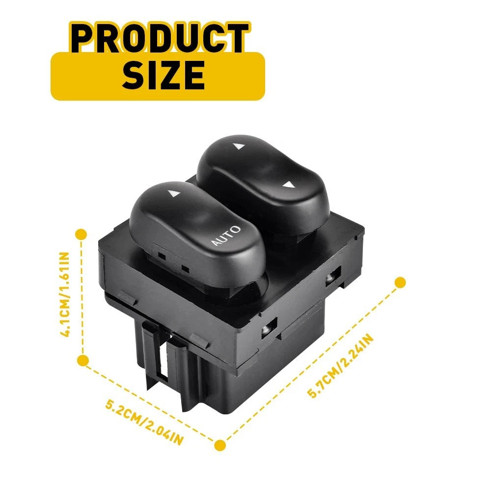 Power Window Master Control Switch for Ford F150 (1999–2002) Left Driver Side