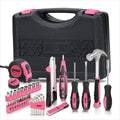 46-Piece Household Toolbox Set for (Pink)