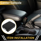 Armrest Cover for Toyota Tacoma (2016–2023) Microfiber Leather Black