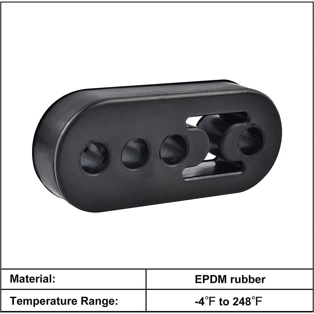 4x4 Performance Polyurethane Rubber Exhaust Hangers Adjustable for Muffler (-)