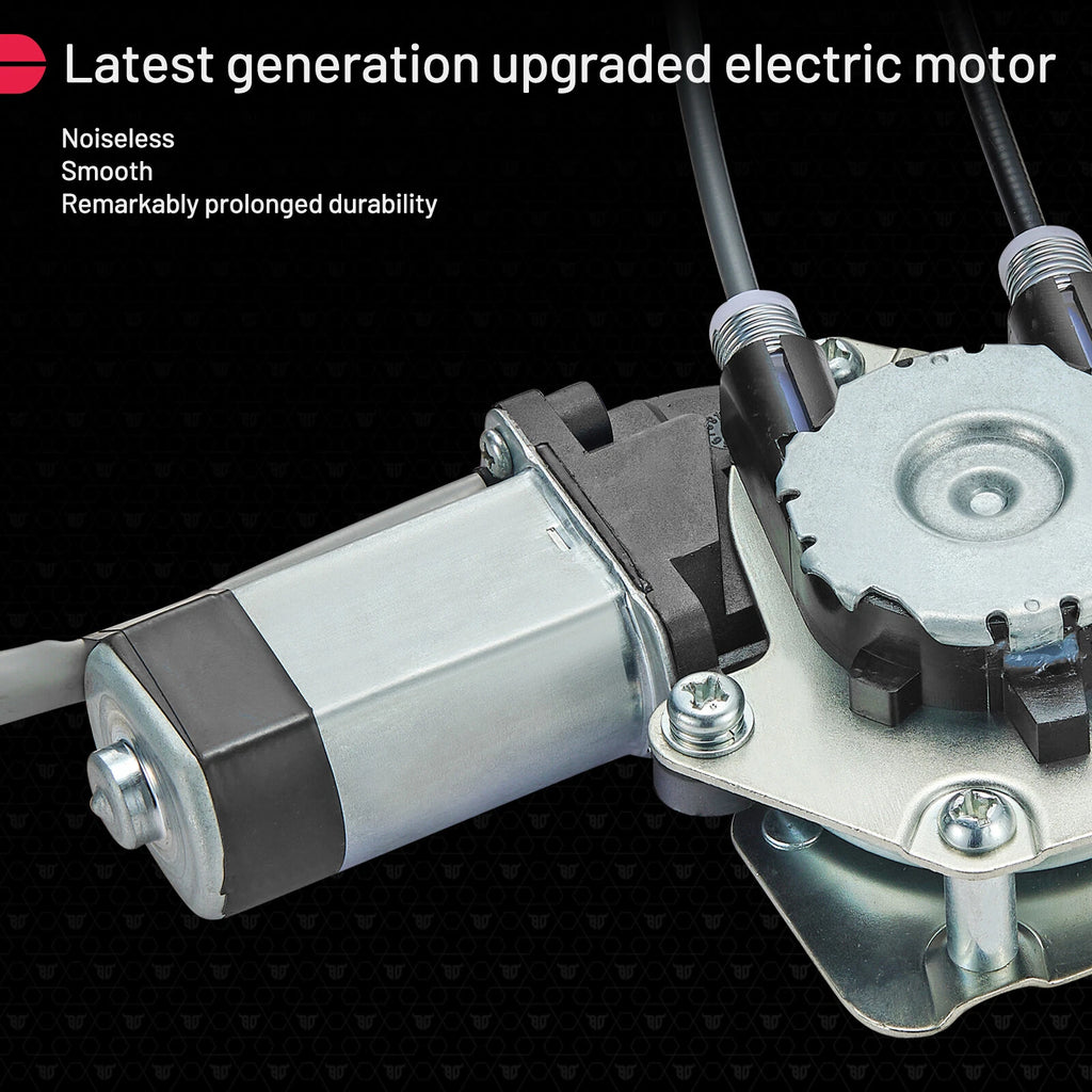 Power Window Regulator w/ Motor for Jeep Cherokee 4 Door (1997–2001)