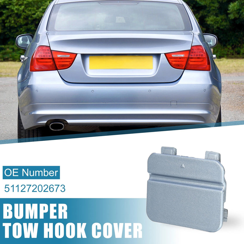 Rear Bumper Tow Hook Cover for BMW 3 Series E90 E91 (2009–2012) 51127202673 Blue