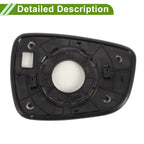 Left Side Mirror Glass Replacement for Hyundai Accent (2011–2017)