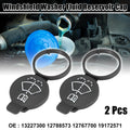 2X Black Windshield Washer Fluid Reservoir Cap for Chevrolet GMC (13227300)