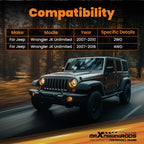 Adjustable Control Arms Suspension Set for Jeep Wrangler JK (2007-2018)