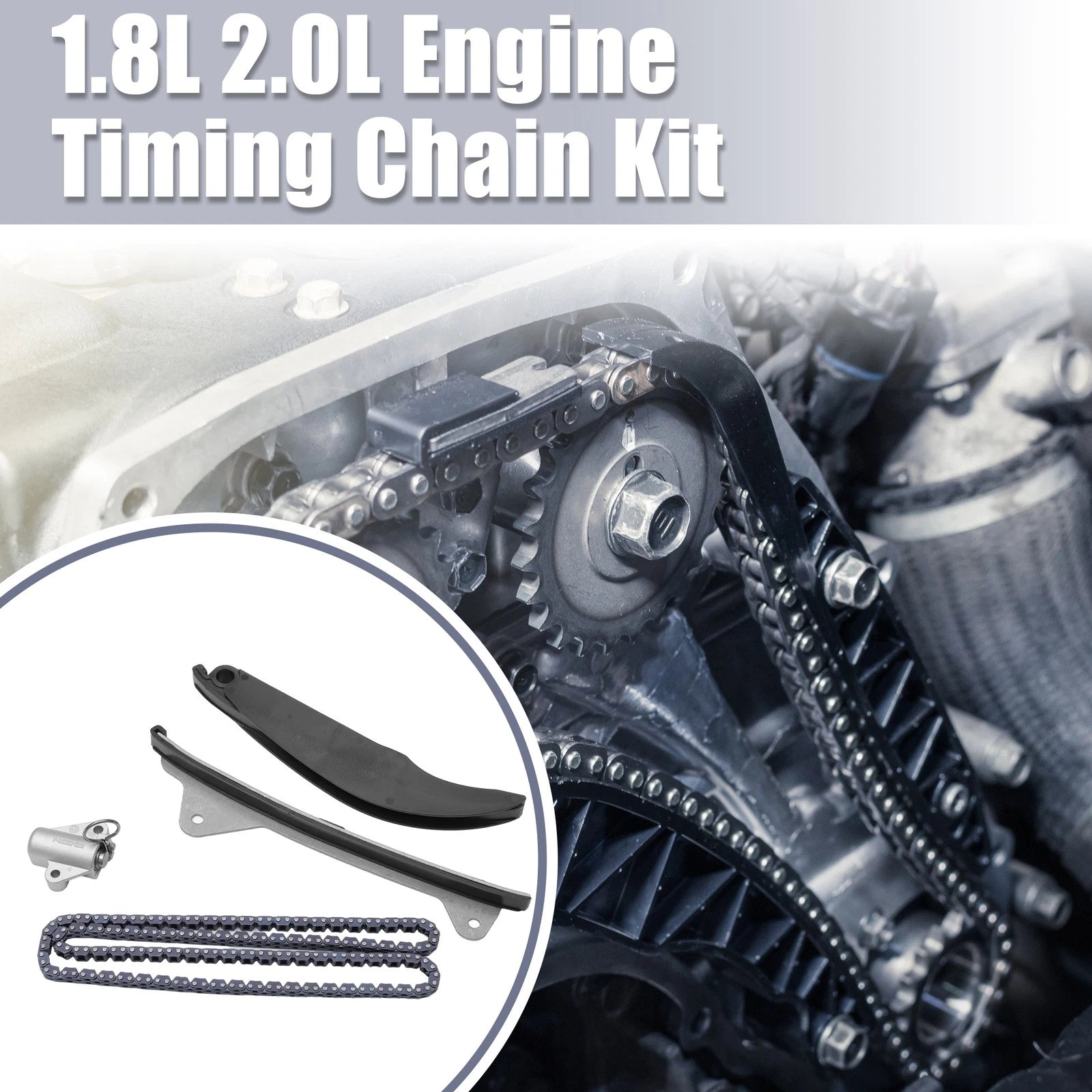 Timing Chain Kit for Hyundai Elantra, Kia Soul 1.8L (2011–2016) 41036-ATW, HJ-41036-A