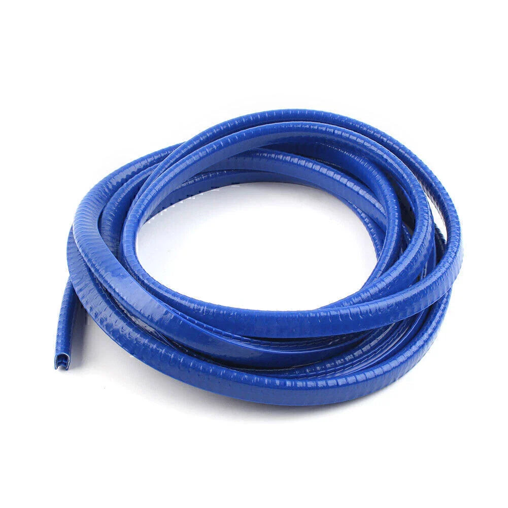13Ft Universal Rubber Seal Trim Molding Strip for Auto Door Edge Protector Blue