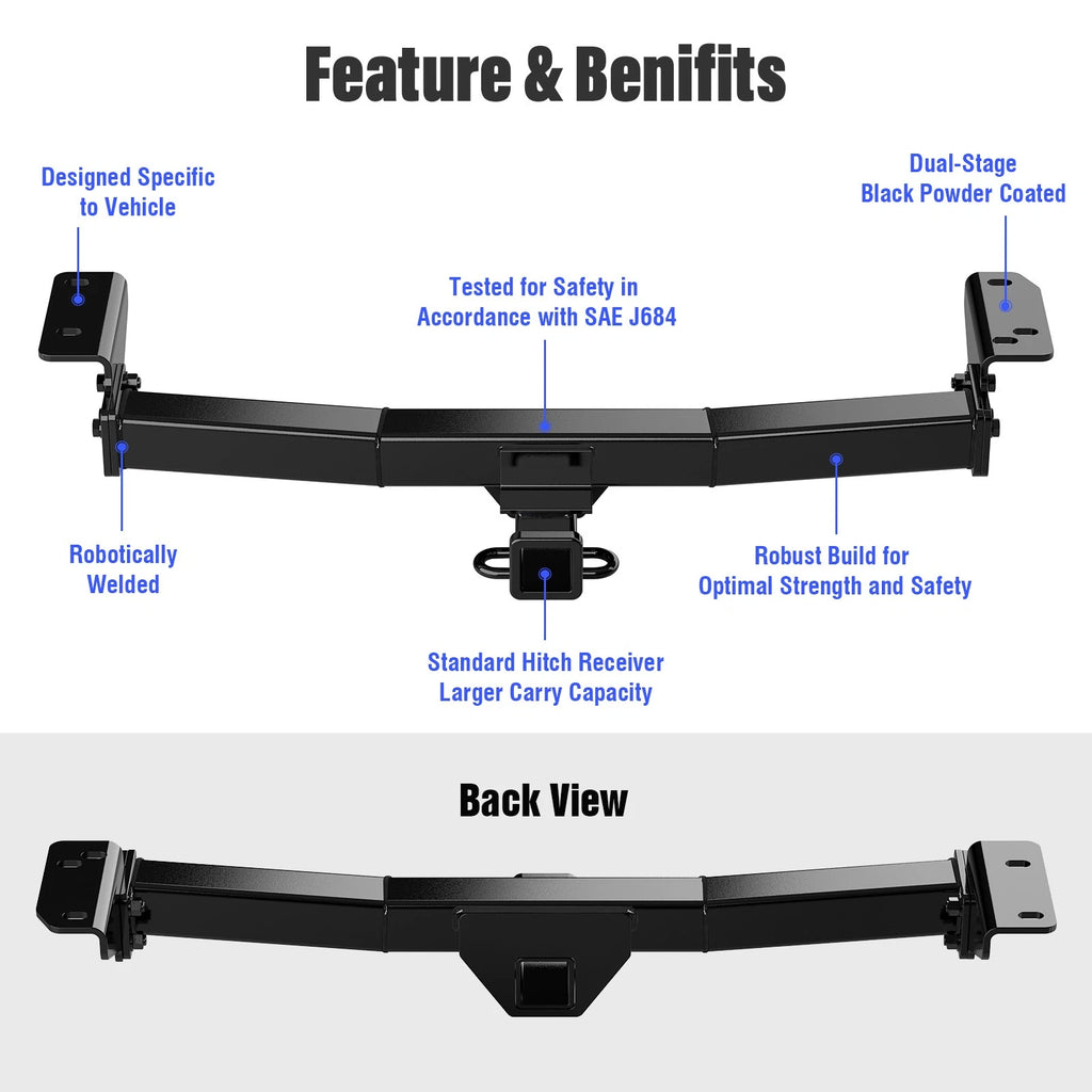 Towing Hitch Receiver Class 3 for Kia Sportage Hyundai Tucson (2011–2015)
