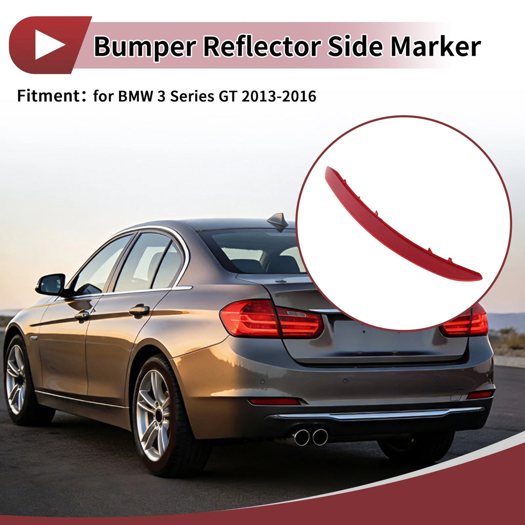 Rear Right Bumper Reflector No. 63147315166 for BMW 3 Series GT (2013–2016)