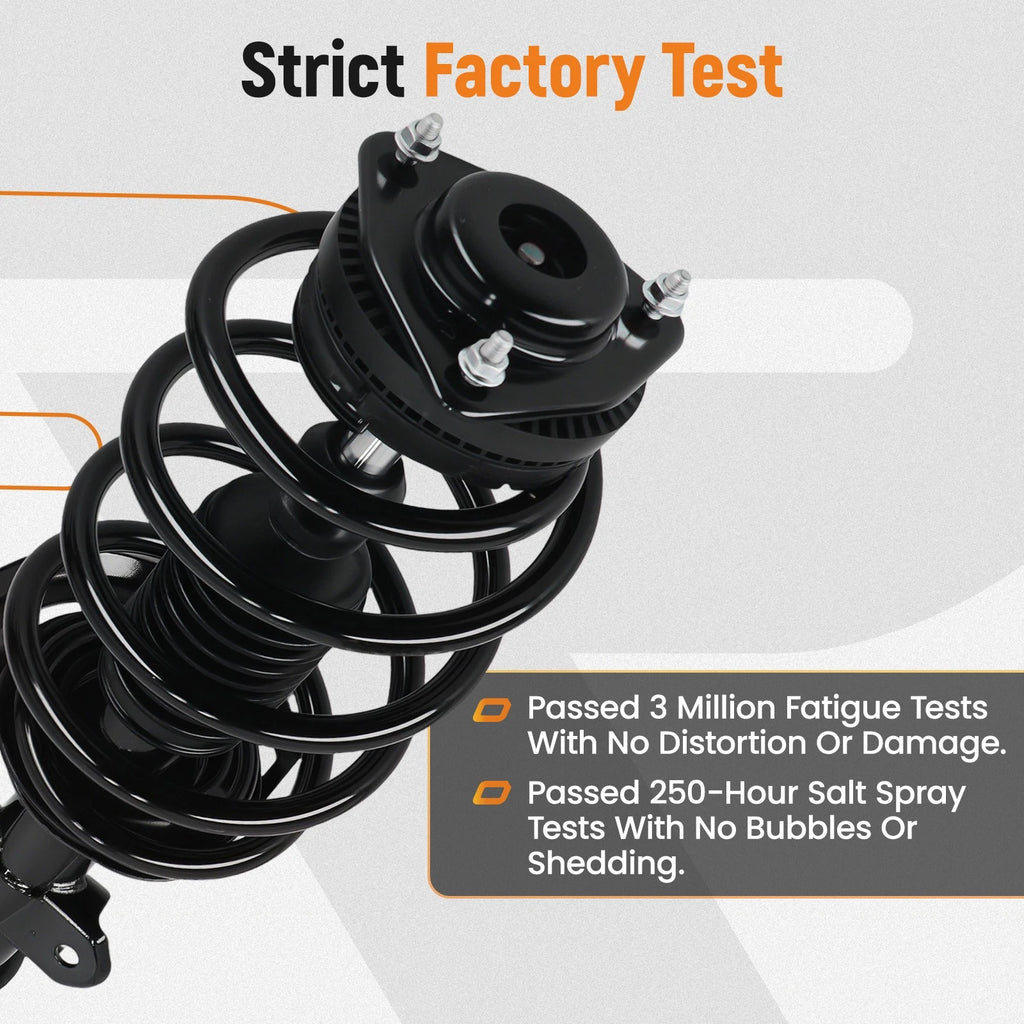 Set of 4 Front Rear Struts w/Coil Spring for Chrysler Town & Country (2008–2016) 37290