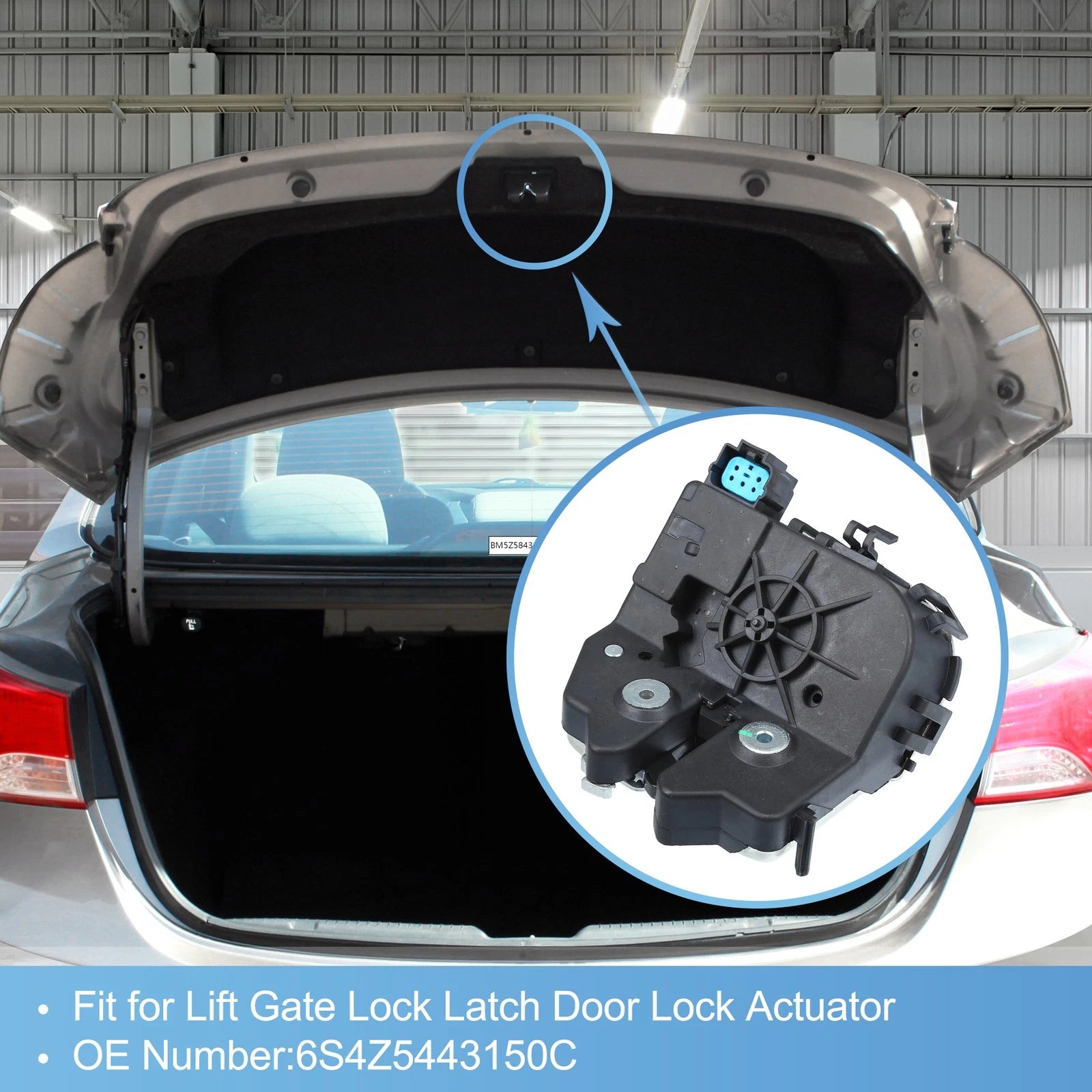 Rear Door Tailgate Lock Actuator Motor for Ford Focus (2000–2007)