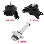 3Pcs Engine Motor Trans Mount Set for Hyundai Santa Fe (2013–2018) V6 3.3L AWD