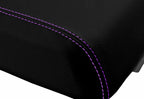 Leather Console Lid Bucket Seat Cover for Ford F250 (1999–2010) Purple Stitch