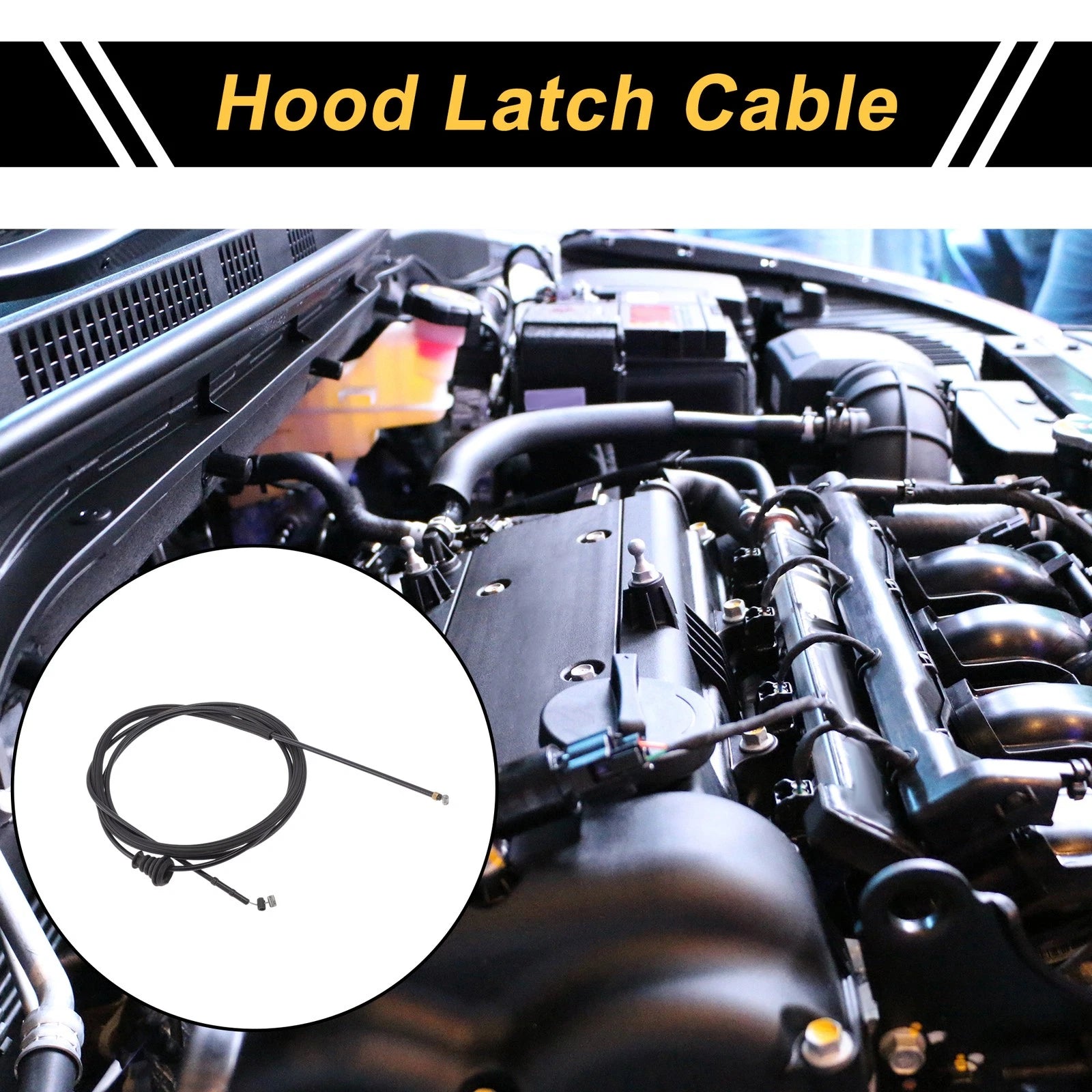 Hood Release Cable No. 4H0823535 for Audi A8 Quattro (2011–2018)