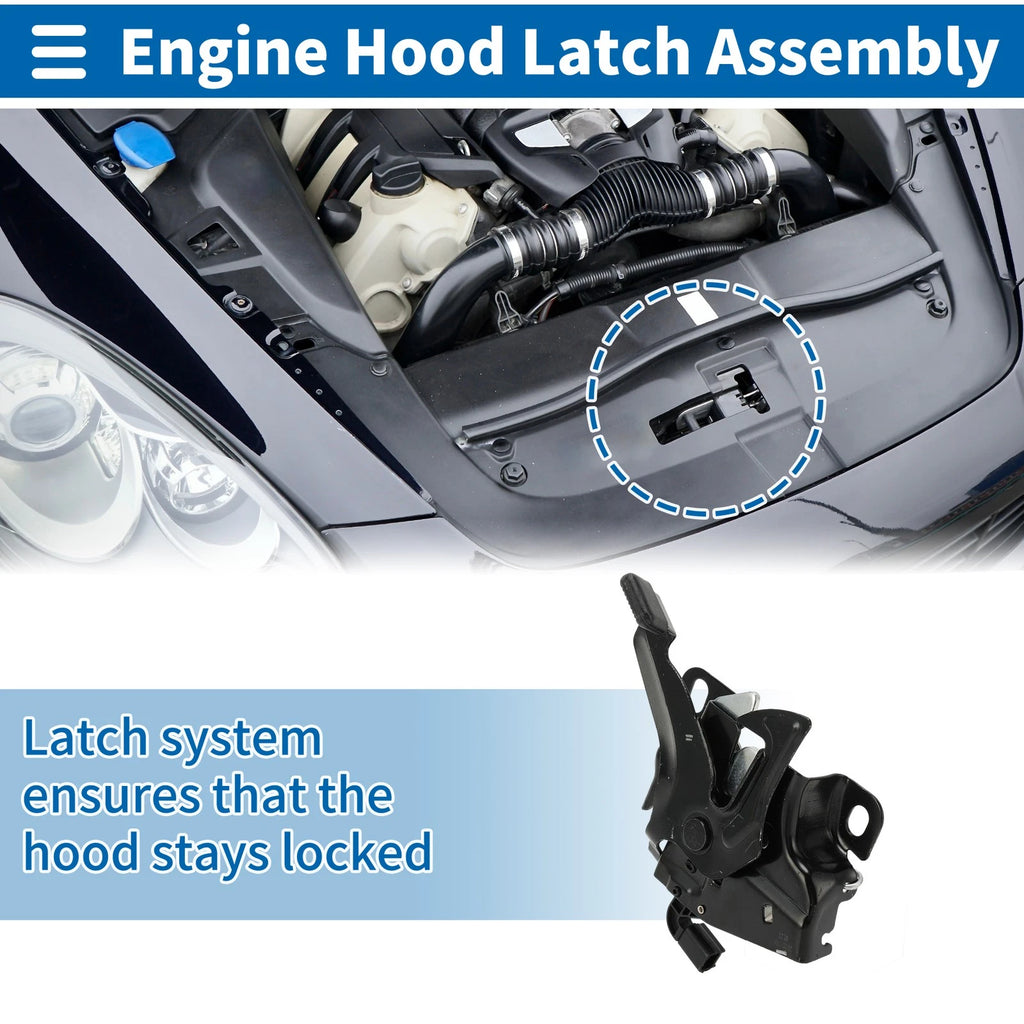 Hood Latch Assembly for Honda Accord 2.4L 3.5L (2008–2012) No.74120TA0A01