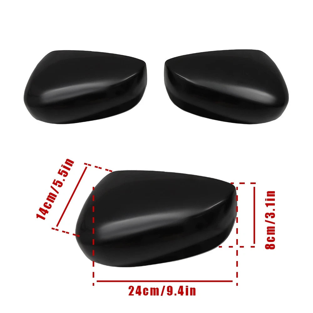 Set of 2 Door Mirror Cover Caps for Honda Accord (2008–2012)