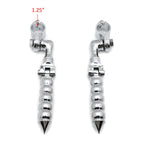 Chrome 3" Stem Footpeg for Harley SuperLow 1200 (2011–2020)