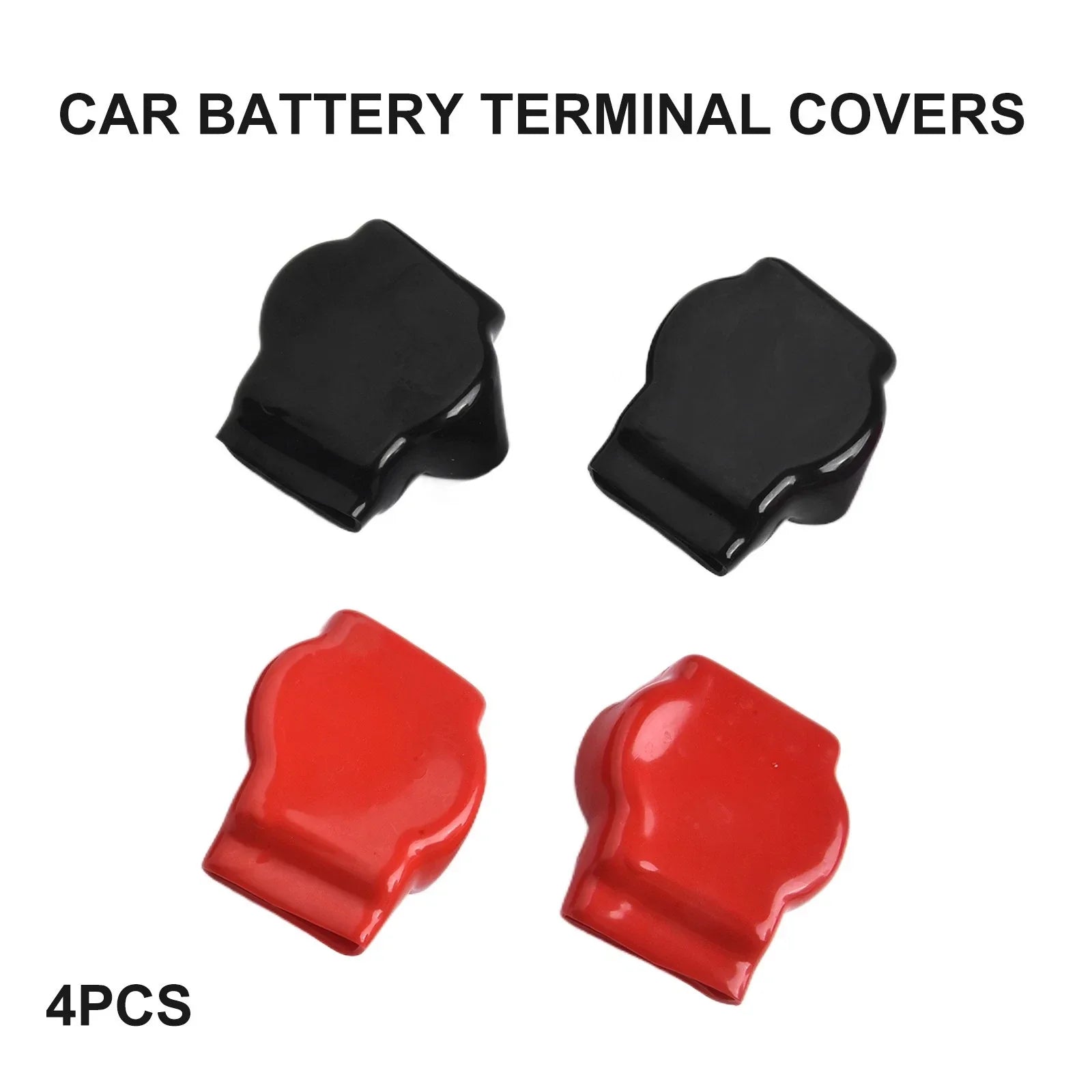 4 x Battery Terminal Rubber Covers for Cars Motorcycles Trucks