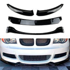 Front Bumper Lip Spoiler Splitter for BMW 1 Series E82 (2007-2010)