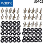 50Pcs Billet Aluminum Fender Bumper Washer Kit for JDM Vehicles