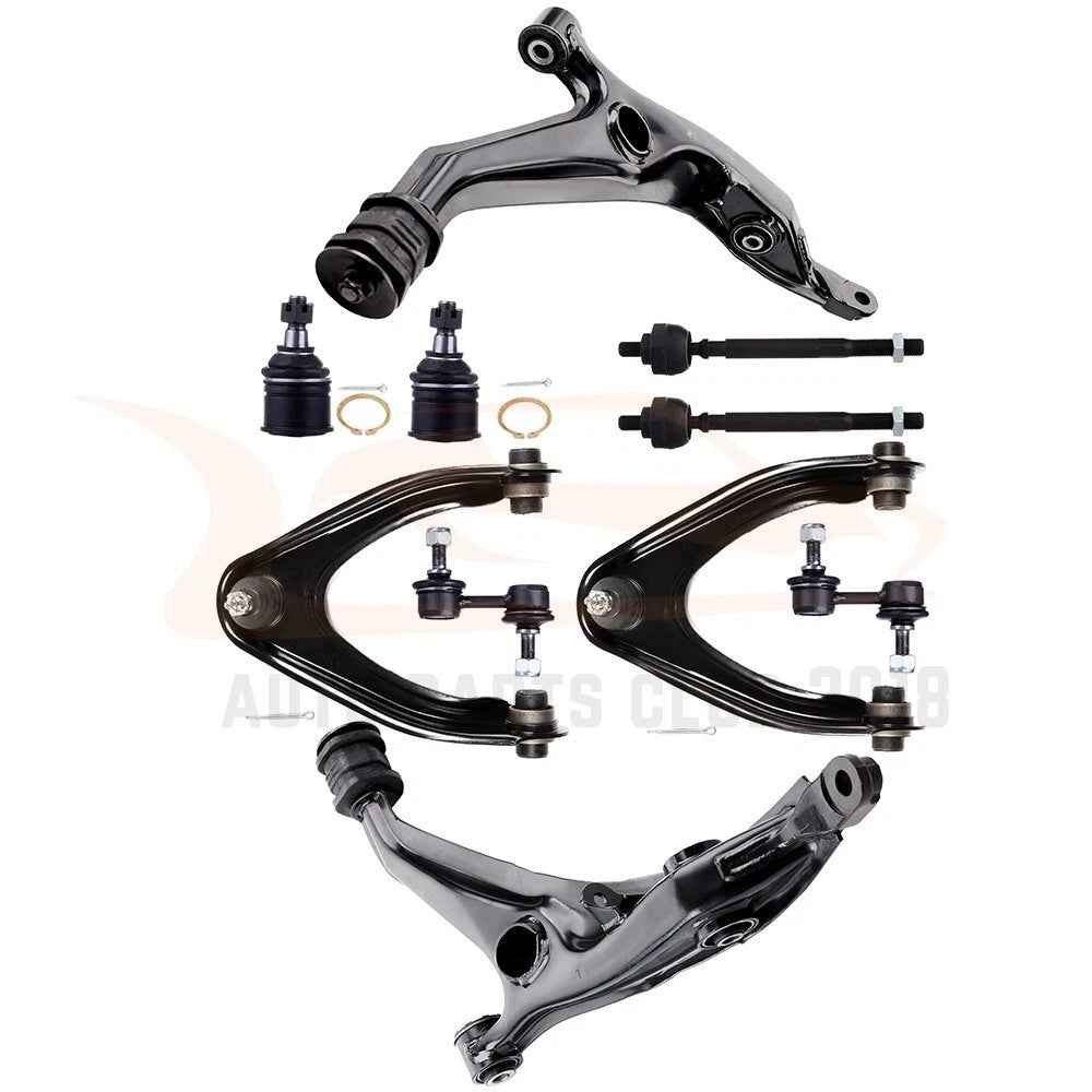 Set of 10 Suspension Control Arms Sway Bar Links for Honda CR-V (1997–2001)