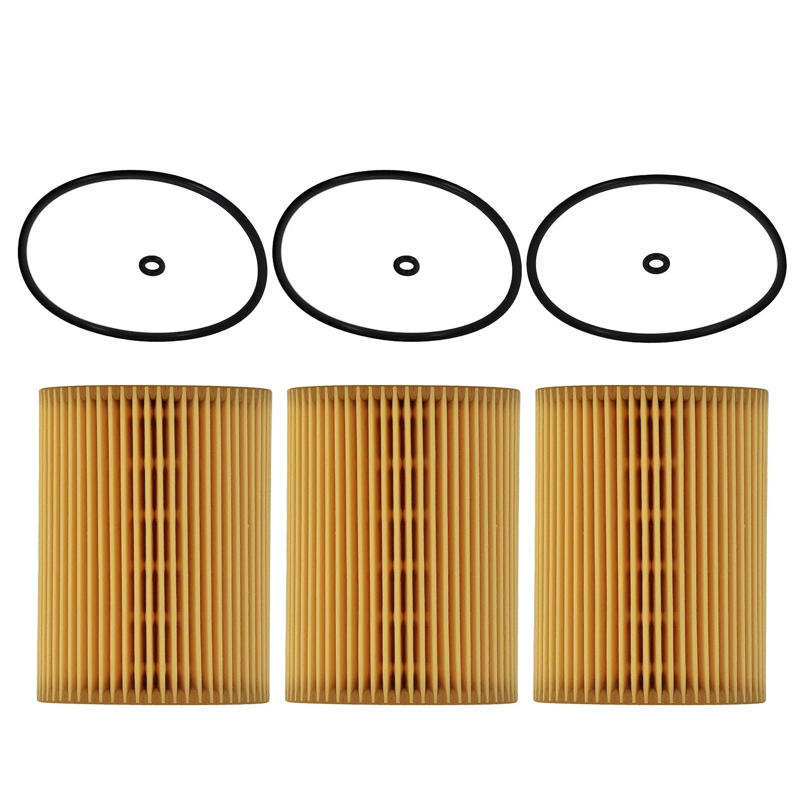 3X Engine Oil Filter for Mercedes Benz W211 W164 X164 HU821x OX380D