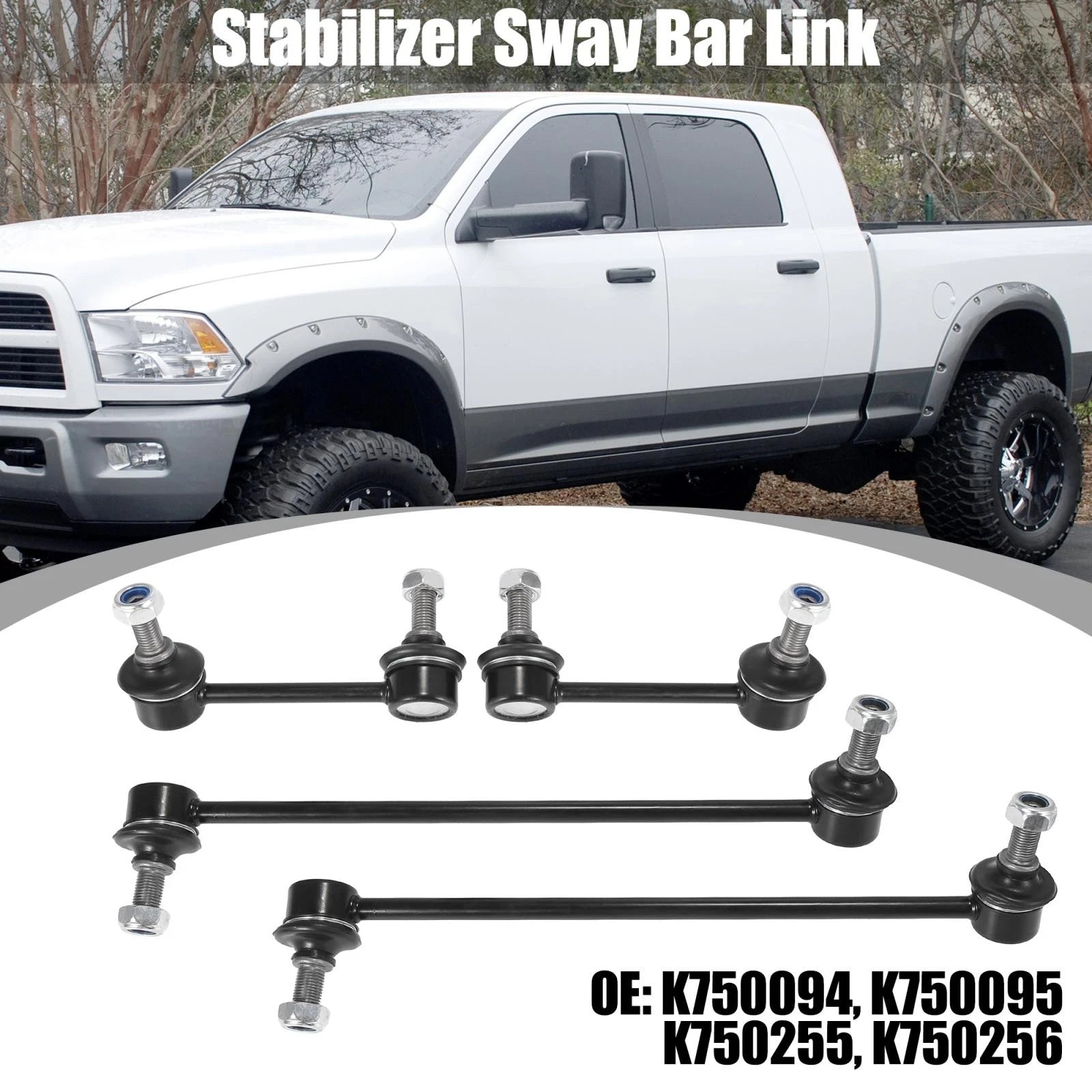 Set of 2 Front Rear Sway Bar Links for Nissan Altima (2007–2013) K750094 K750095