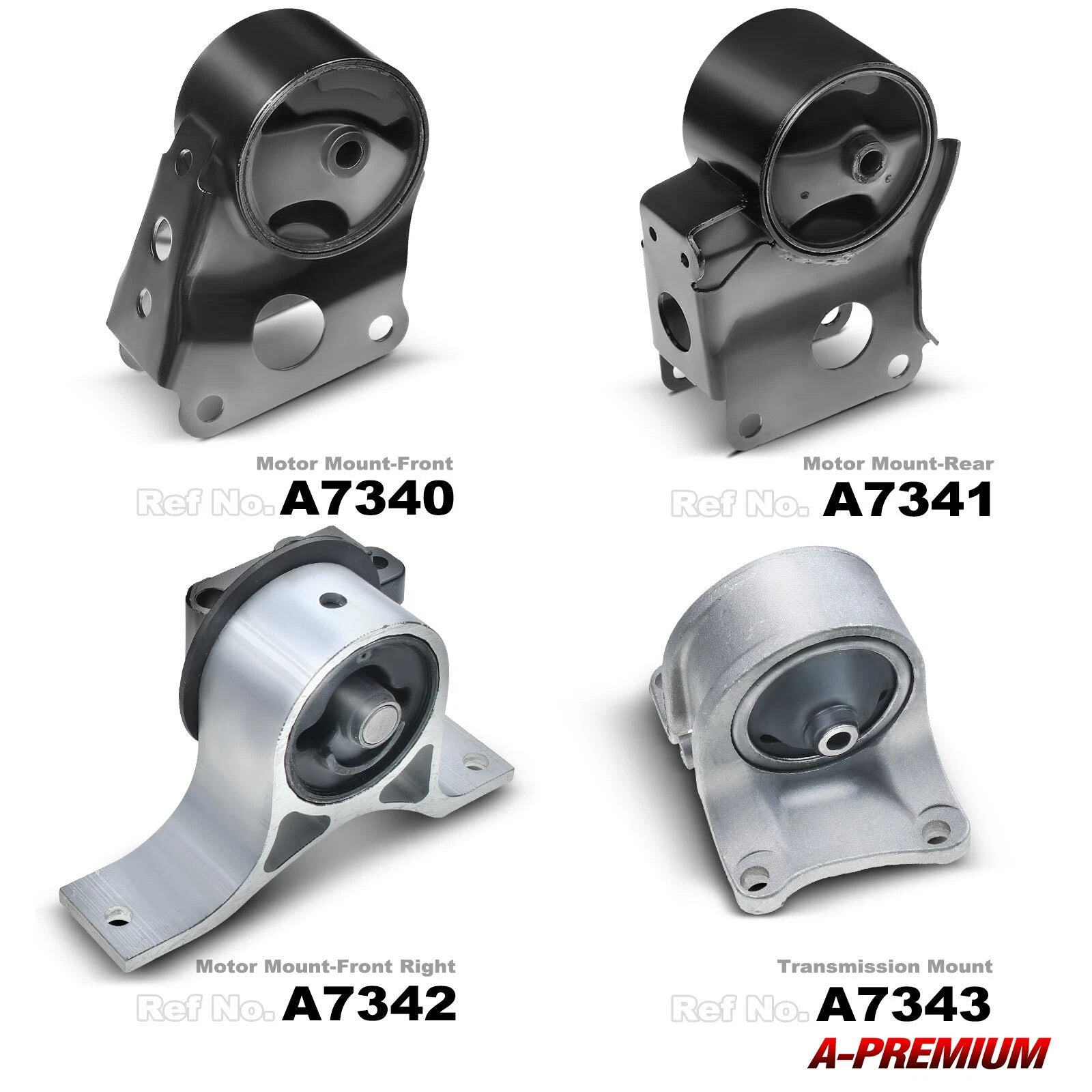 4X Front Engine Motor & Transmission Mount for Nissan Altima (2002-2006)