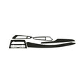 Set of 5D Carbon Fiber Pattern Interior Trim Stickers for BMW X5 (2008-2018)