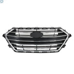 Front Bumper Grille for Hyundai Elantra (2017–2018) Chrome Trim