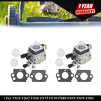 2X Carburetor for STIHL FS45 FS46 FS55 FS74 FS75 FS76 FS80 FS85 (2000–2023)
