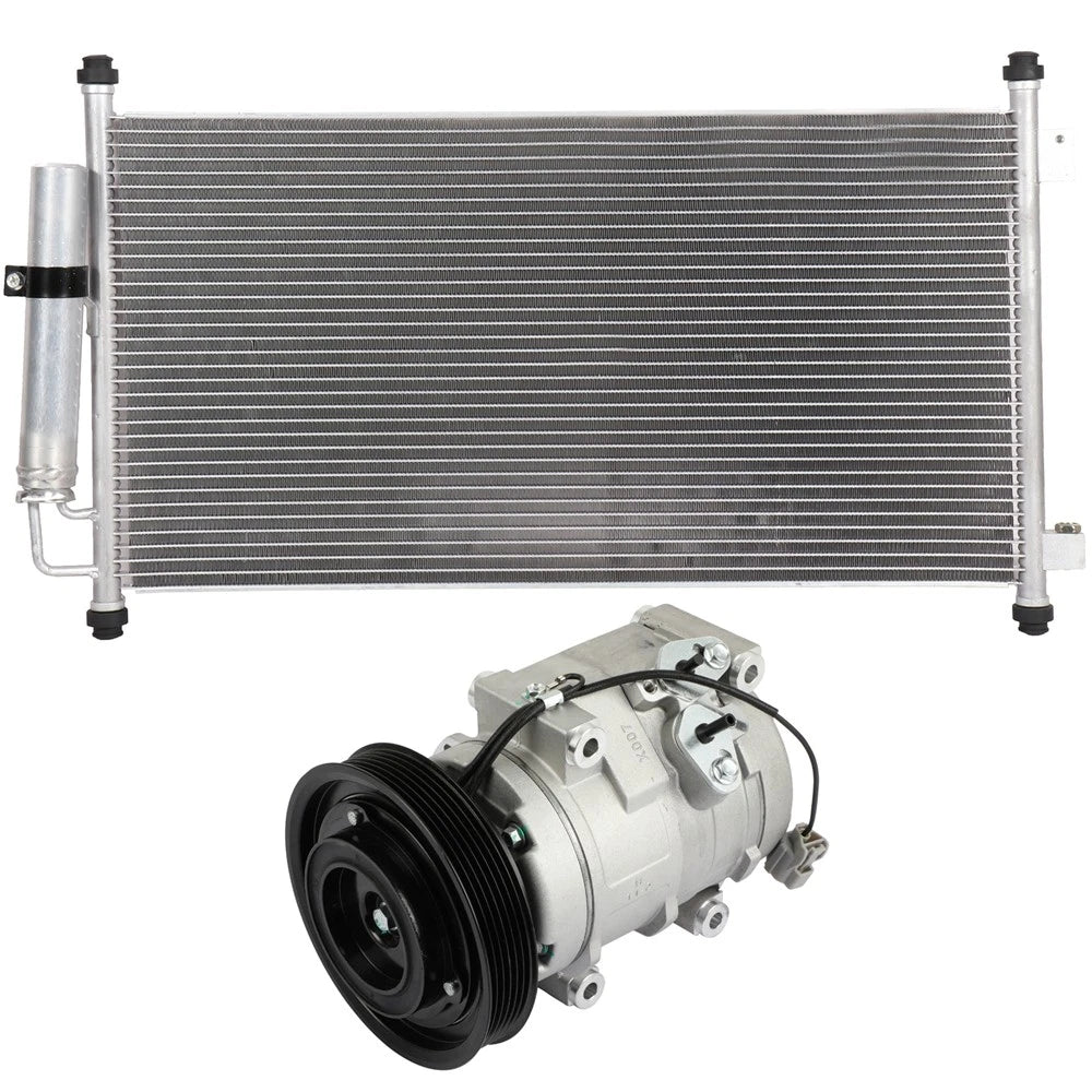 AC Condenser & Compressor Cooling Kit for Acura TL (2004–2008)