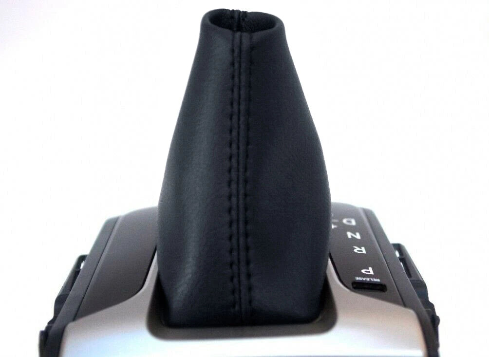 Shift Boot Cover for Hyundai Elantra (2013–2015) Black Vinyl Leather