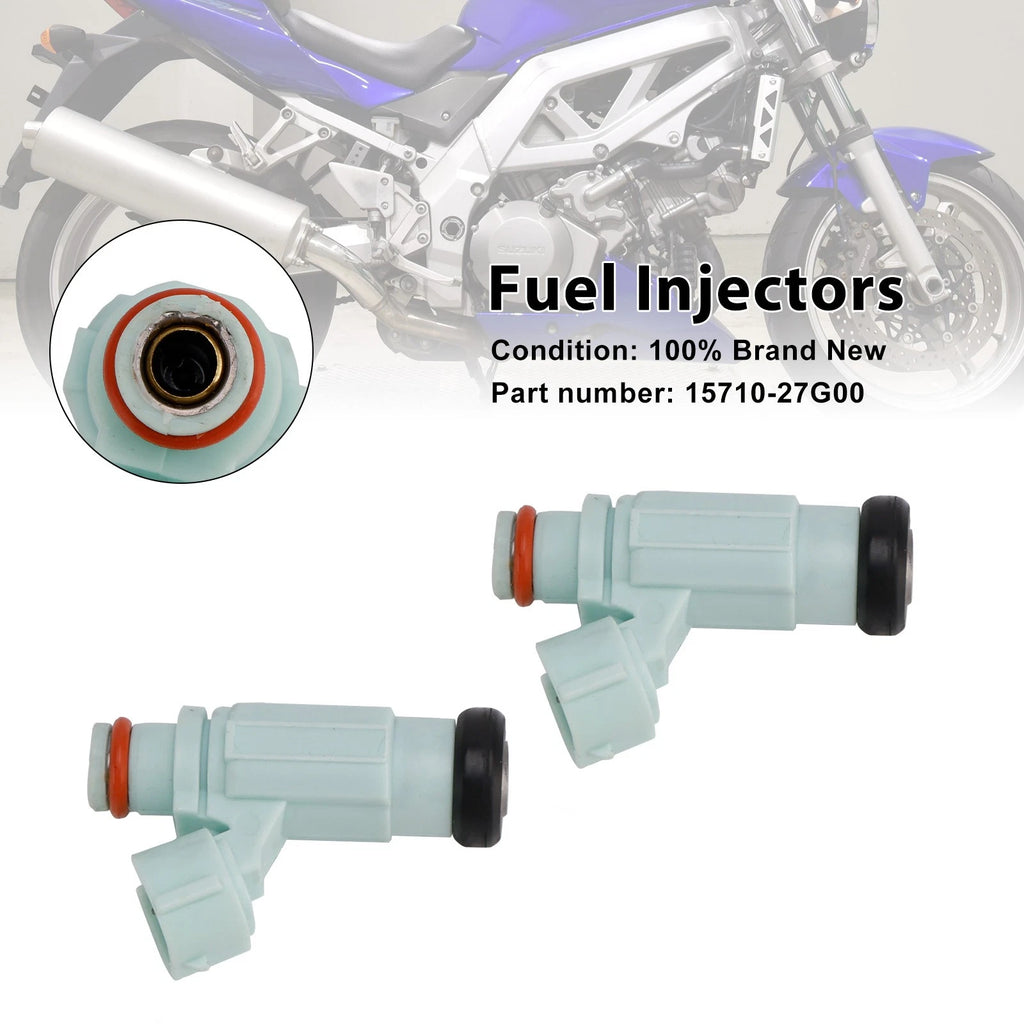 2X Fuel Injectors 15710-27G00 for Suzuki SV650 (2003–2008) DL650 (2007–2011)