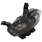 Halogen Headlight for Dodge Dart (2013–2016) Left Side w/Black Trim, Bulb Driver