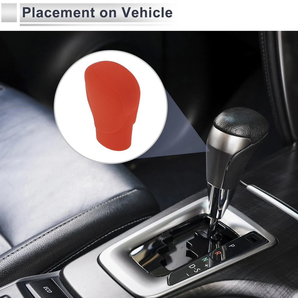 1 Pc Gear Shift Knob Cover Red Silicone for Honda Accord (2018–2022)