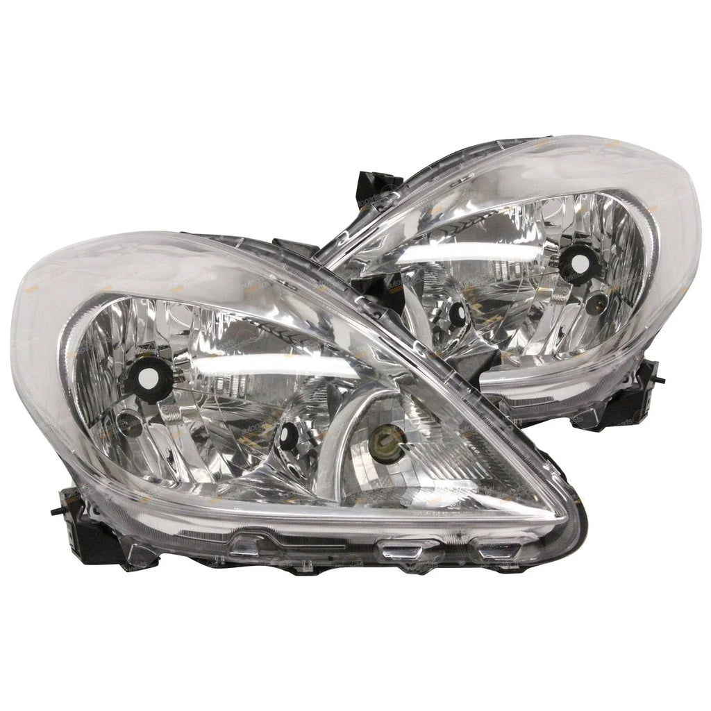 LH+RH Headlights Pair for Nissan Almera N17 ST/Ti Sedan