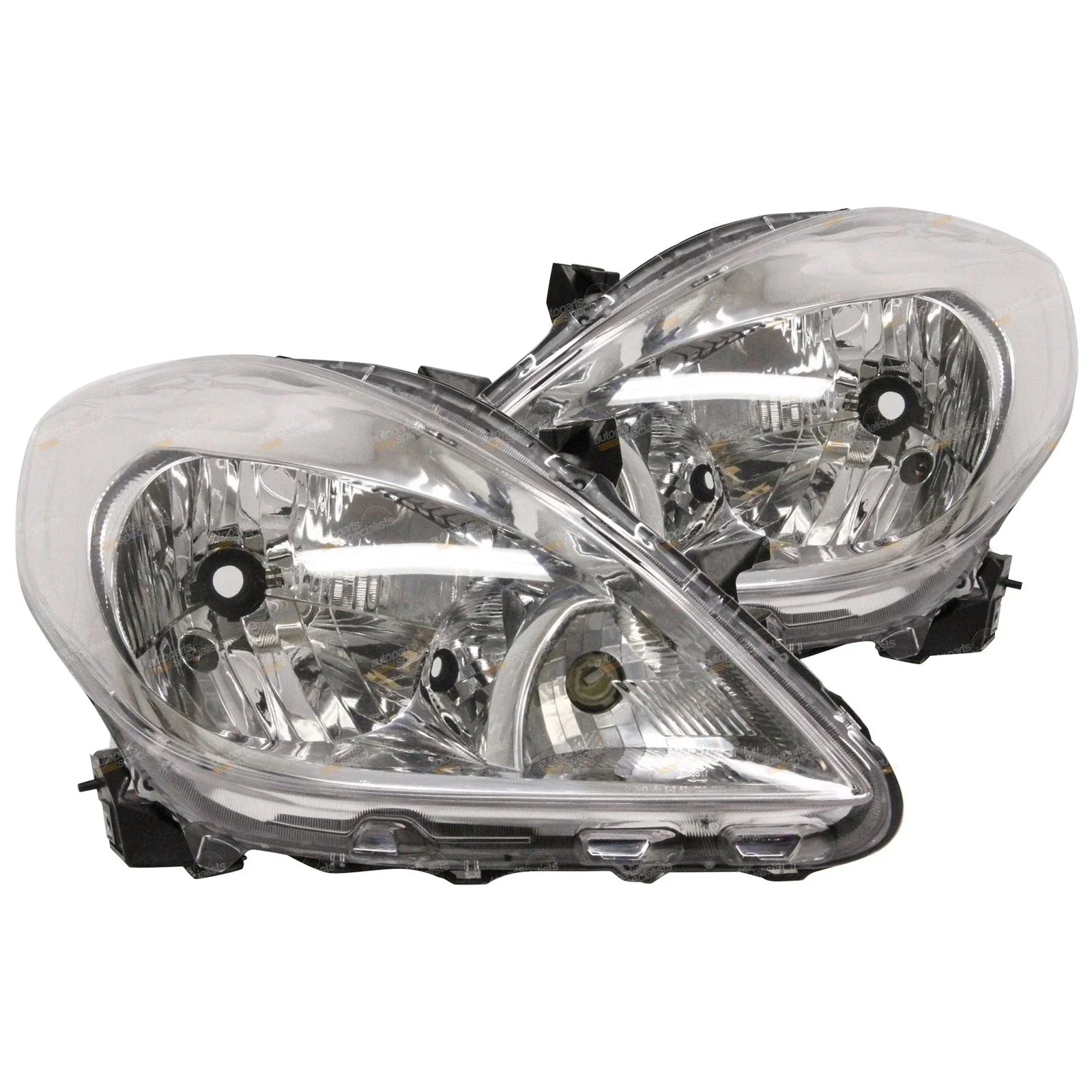 LH+RH Headlights Pair for Nissan Almera N17 ST/Ti Sedan