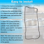 Valve Cover Gasket for Toyota Corolla (2005–2006) Nitrile Rubber