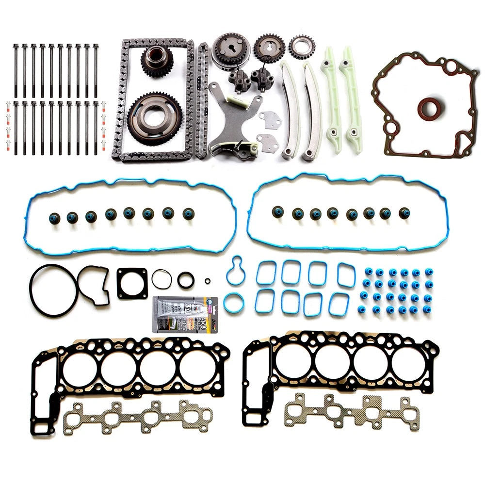 Head Gasket Bolts Set & Timing Chain Kit for Dodge Dakota Durango Ram 1500 Jeep