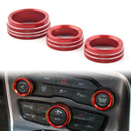 Air Conditioner Switch Knob for Dodge Challenger 2015-2024 Red
