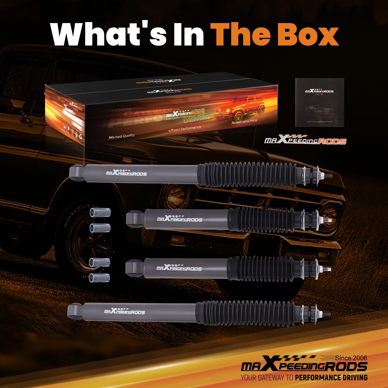 Complete Lowering Shocks for Ford F100 F150 2WD (1965–1979)