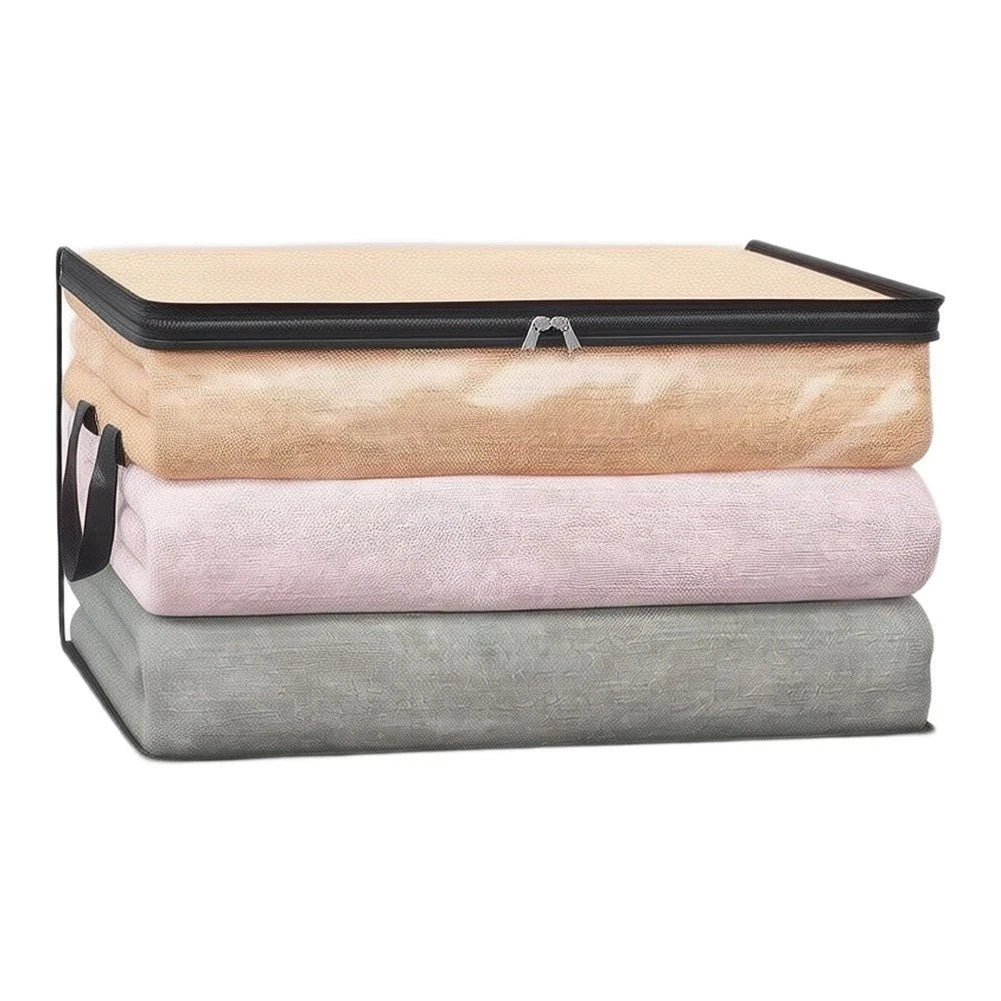 Storage Bag for Tidy Living Space (Clear PVC, Dual-Zipper)