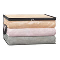Storage Bag for Tidy Living Space (Clear PVC, Dual-Zipper)