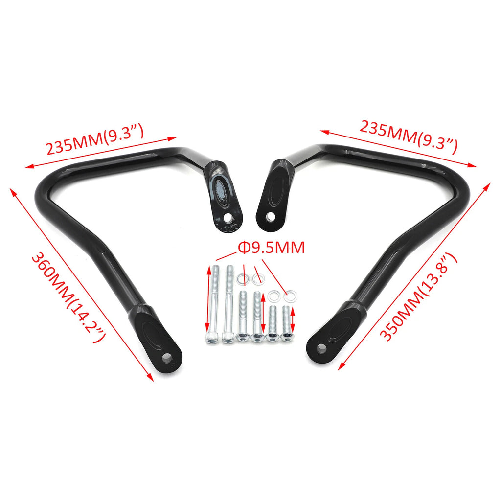 Rear Bolt-on Saddlebag Guard Crash Bar for Harley Softail FLHC FLHCS (2018–2023)