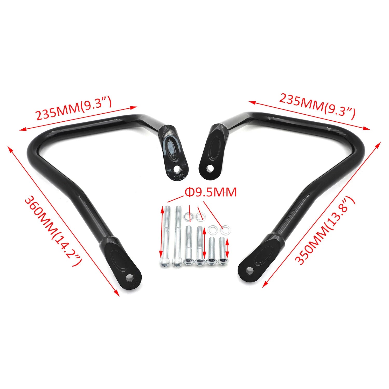 Rear Bolt-on Saddlebag Guard Crash Bar for Harley Softail FLHC FLHCS (2018–2023)