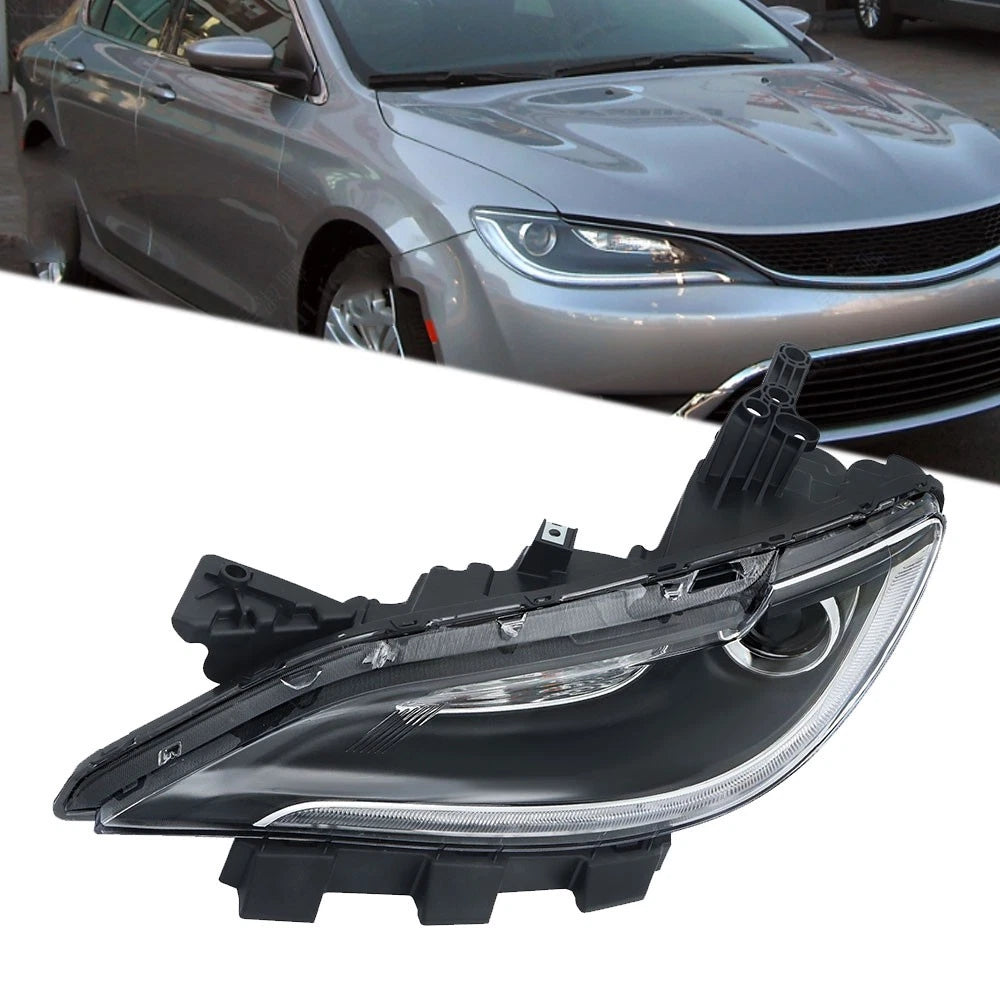 Left Headlight for Chrysler 200 (2015–2017) with LED DRL