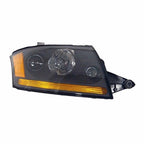 Replacement Passenger Side HID Head Light Assembly w/Black Bezel